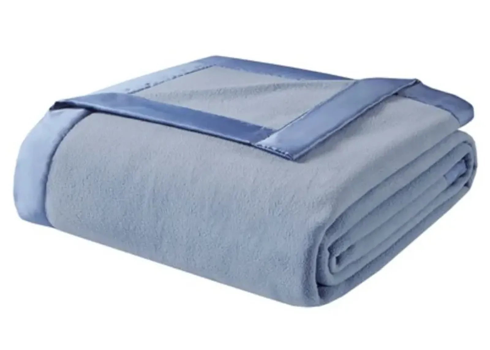 Olliix by True North by Sleep Philosophy Micro Fleece Blue Twin Blanket