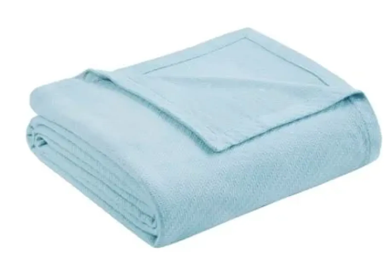 Olliix by Madison Park Liquid Cotton Blue Twin Blanket