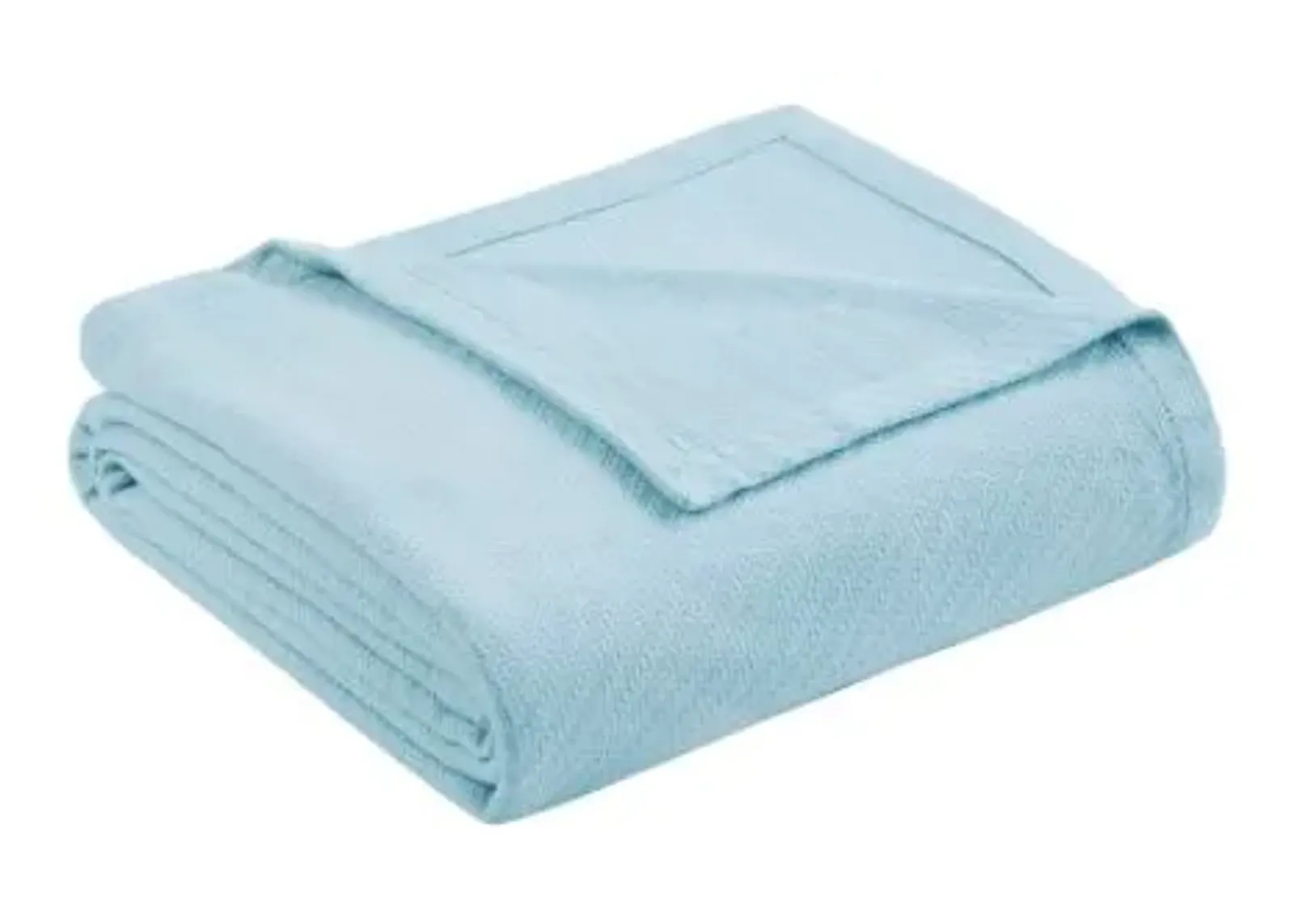 Olliix by Madison Park Liquid Cotton Blue King Blanket