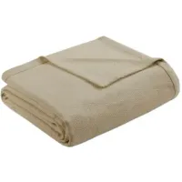 Olliix by Madison Park Liquid Cotton Linen Full/Queen Blanket