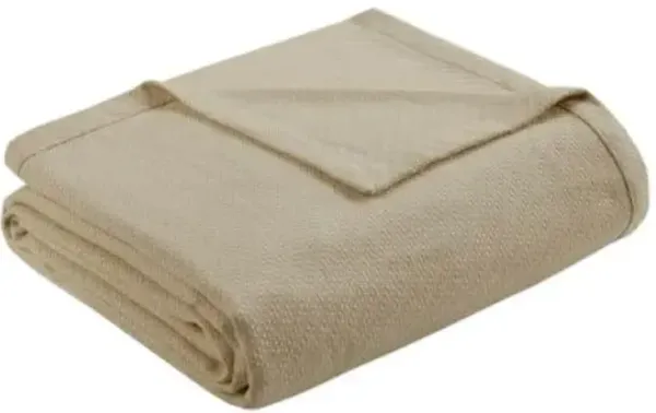 Olliix by Madison Park Liquid Cotton Linen Full/Queen Blanket