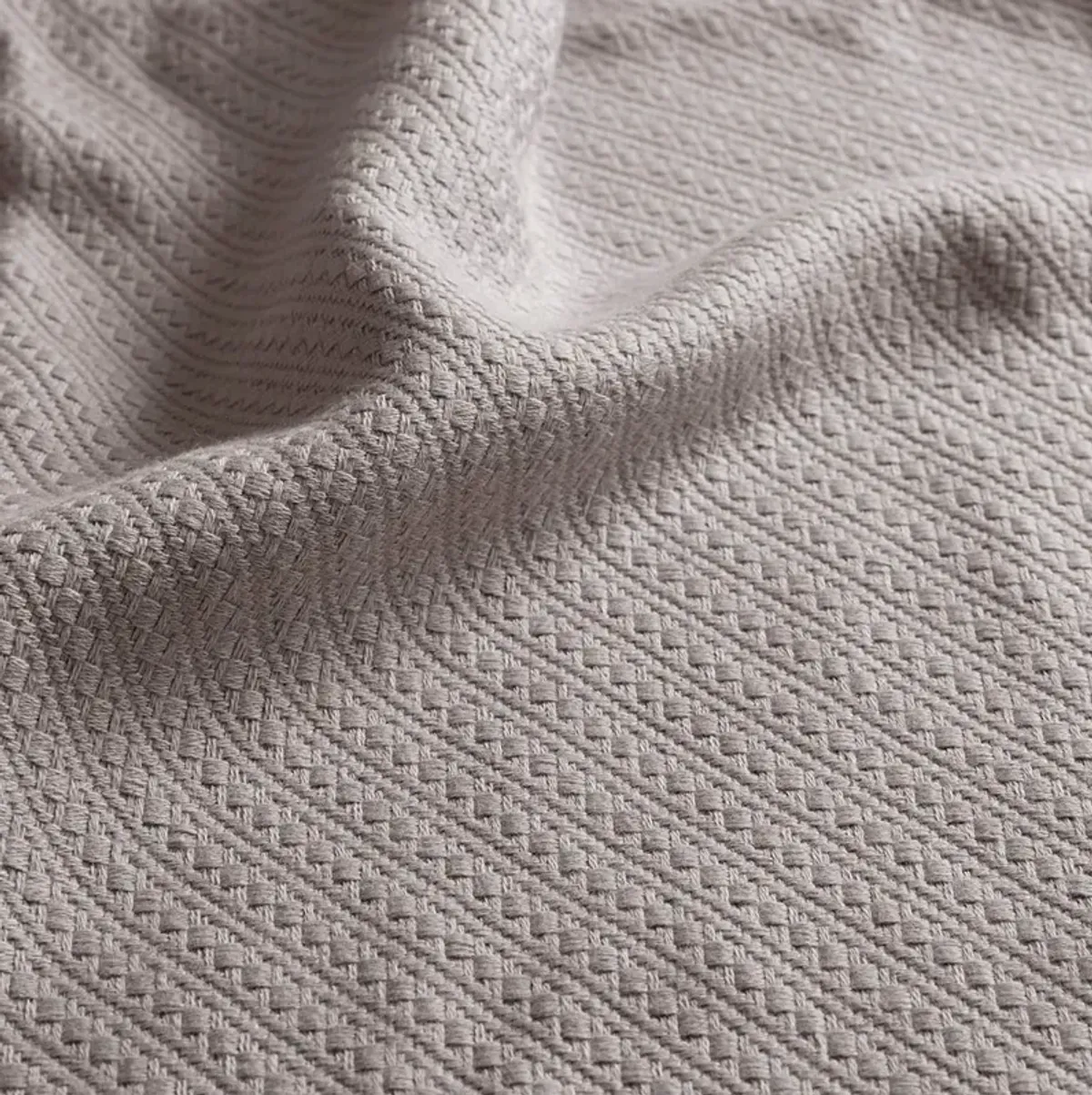 Olliix by Madison Park Liquid Cotton Grey Twin Blanket