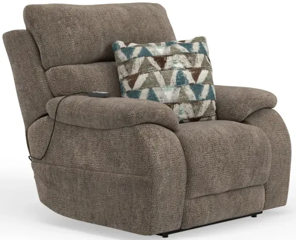 iAmerica Bonnie Mushroom Zero Gravity Layflat Power Recliner with Heat and Massage