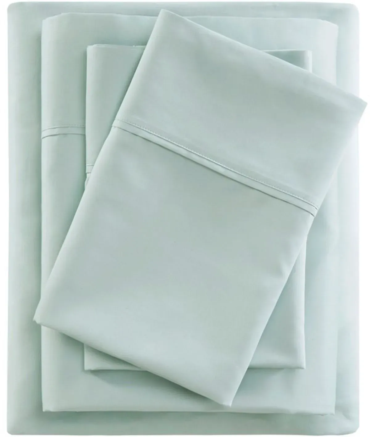 Olliix by Beautyrest Seafoam Full 600 Thread Count Cooling Cotton Rich Sheet Set