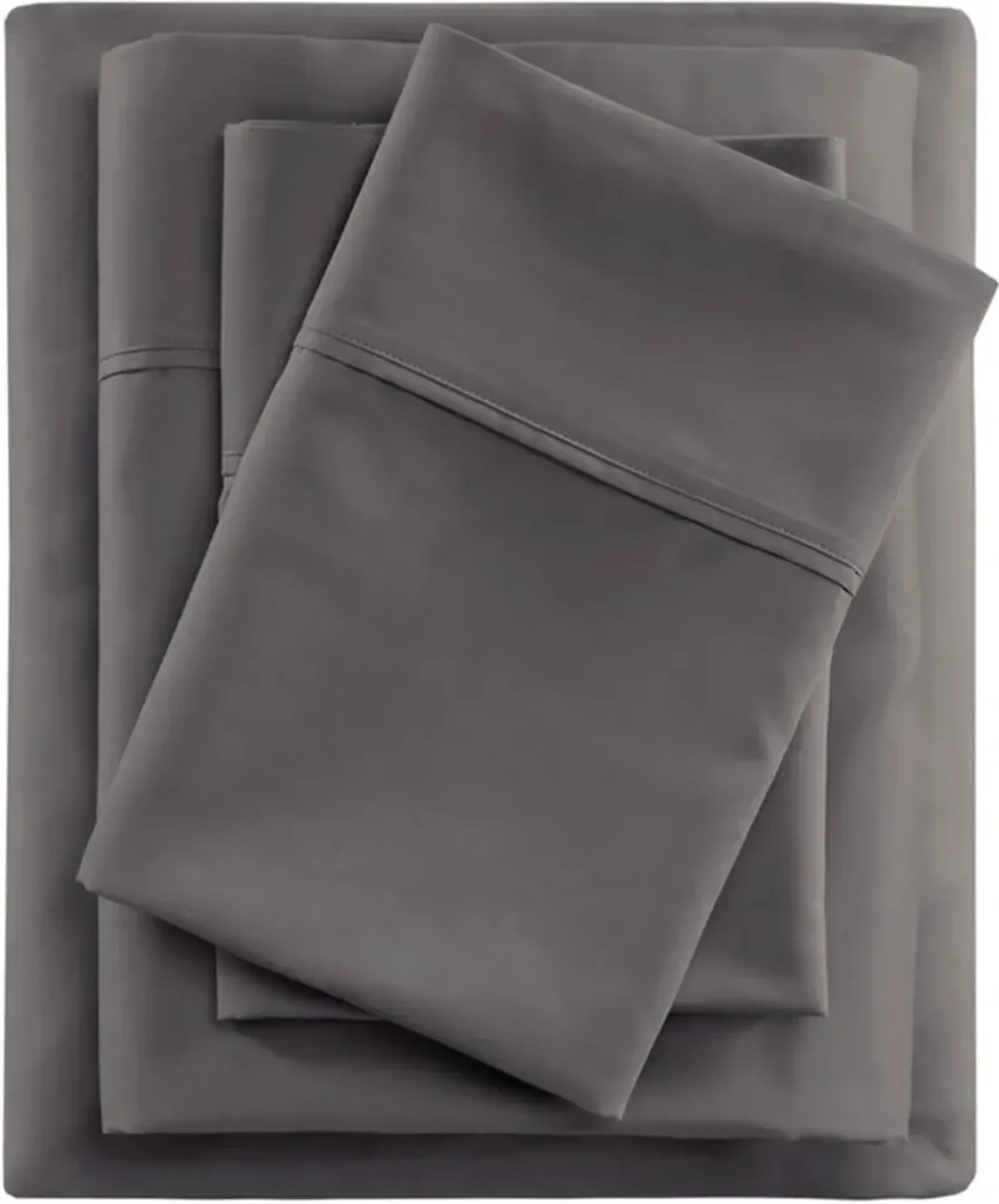 Olliix by Beautyrest Charcoal Full 600 Thread Count Cooling Cotton Rich Sheet Set