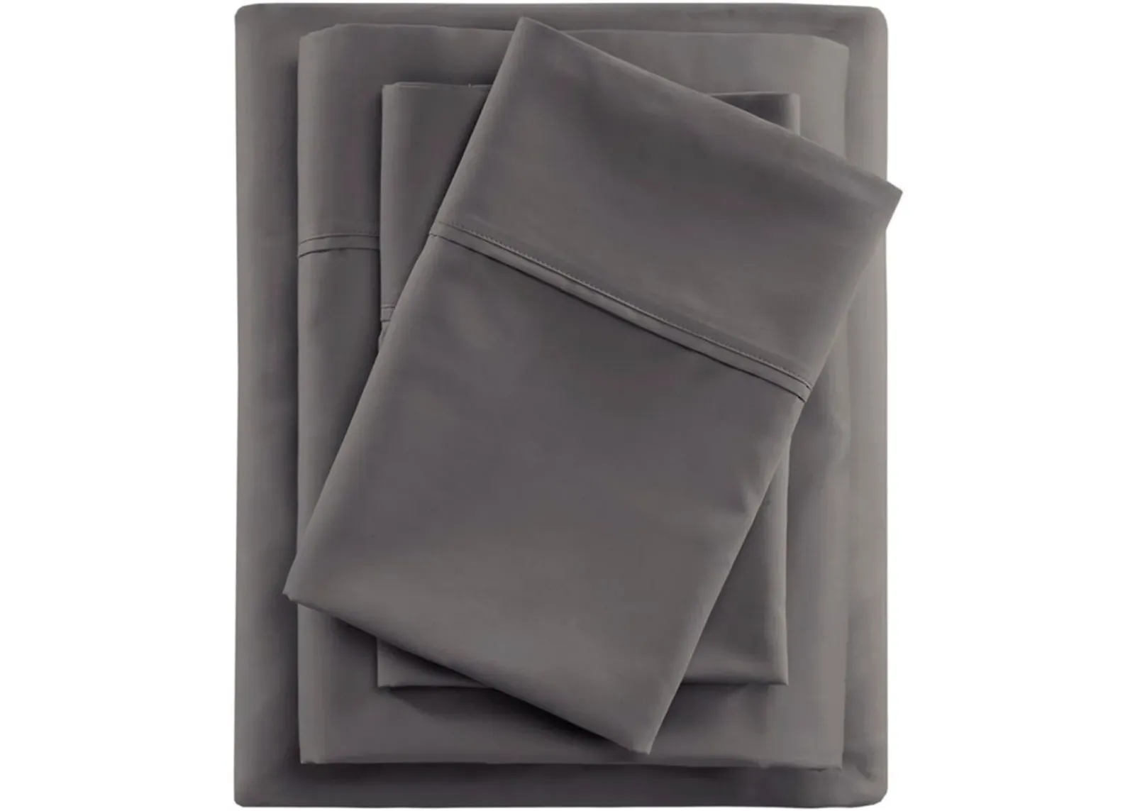 Olliix by Beautyrest Charcoal Full 600 Thread Count Cooling Cotton Rich Sheet Set