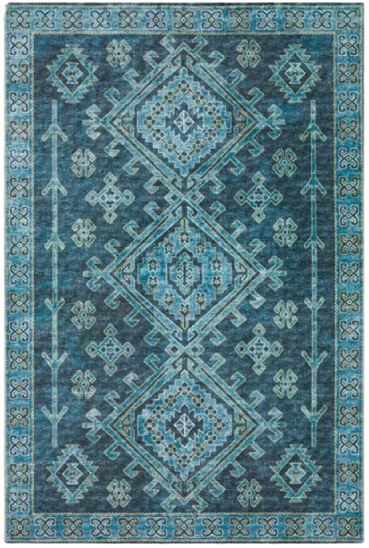 Dalyn Rug Company Brisbane Navy 8'x10' Area Rug