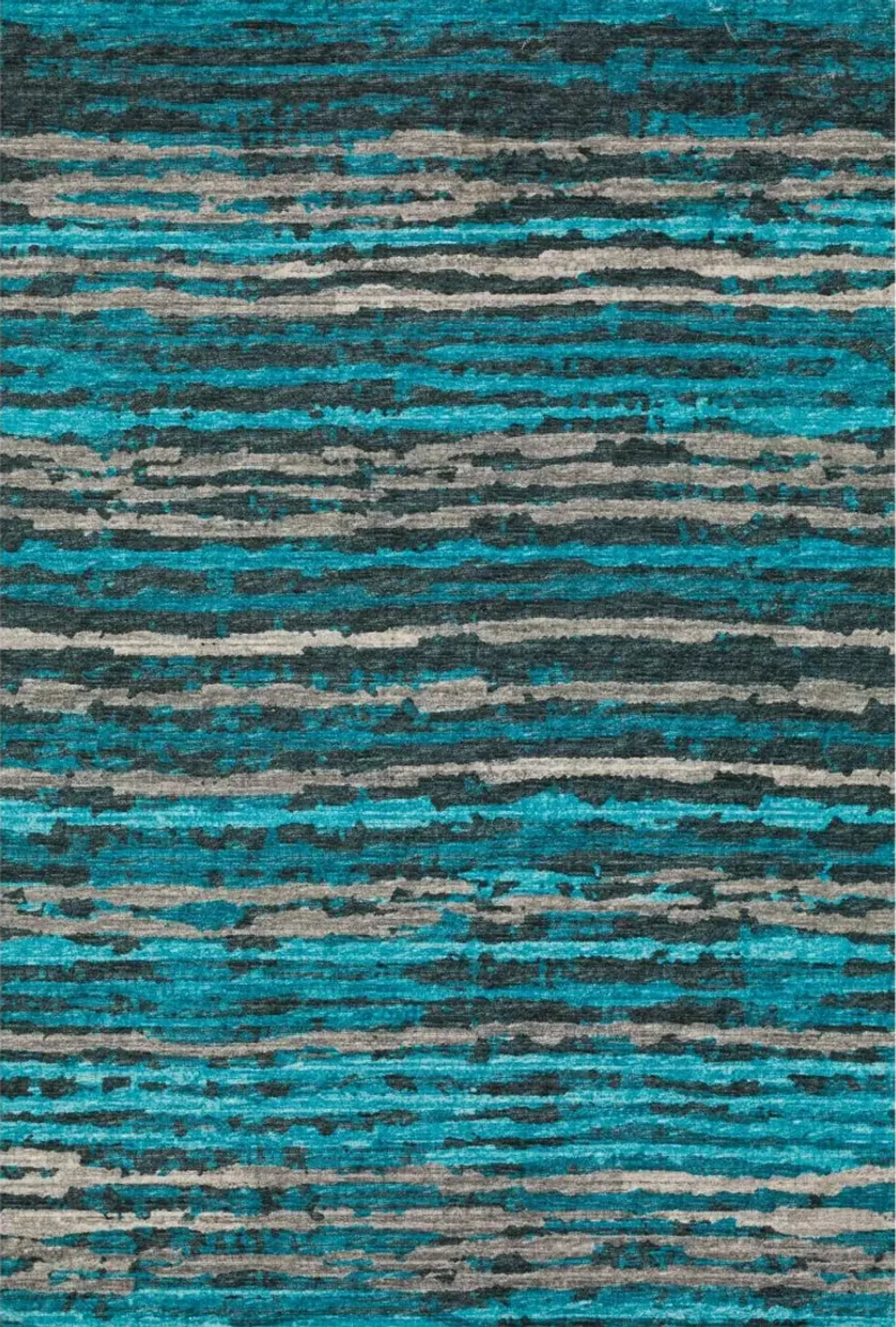 Dalyn Rug Company Brisbane Teal 5'x8' Style 1 Area Rug