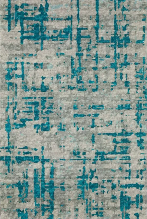Dalyn Rug Company Brisbane BR5 Teal 5'x8' Area Rug