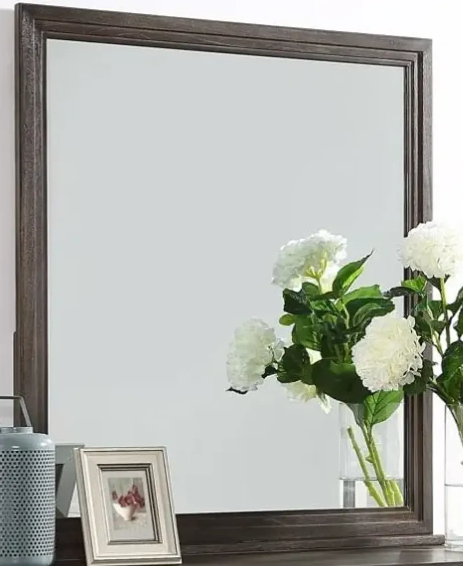 Steve Silver Co. Broomfield Warm Walnut/Glass Mirror