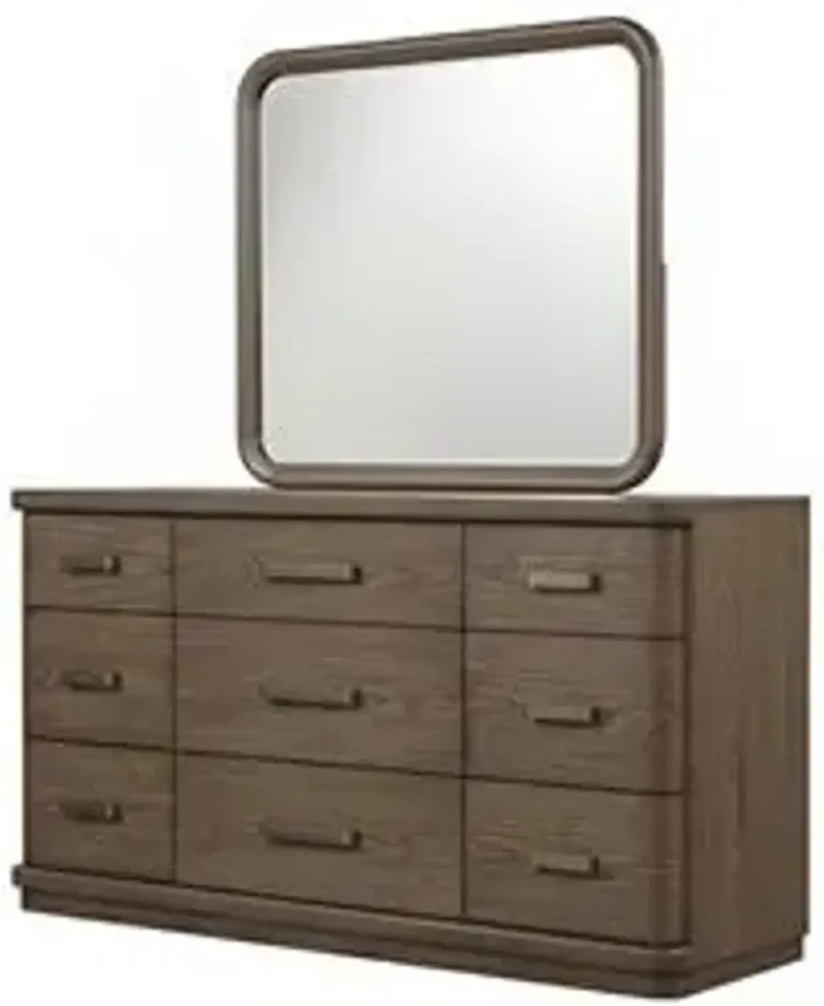 Lifestyle Amber 9 Drawer Dresser and Mirror