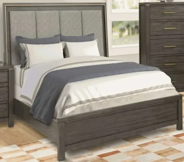 Lifestyle 8481A Gray Full Panel Bed