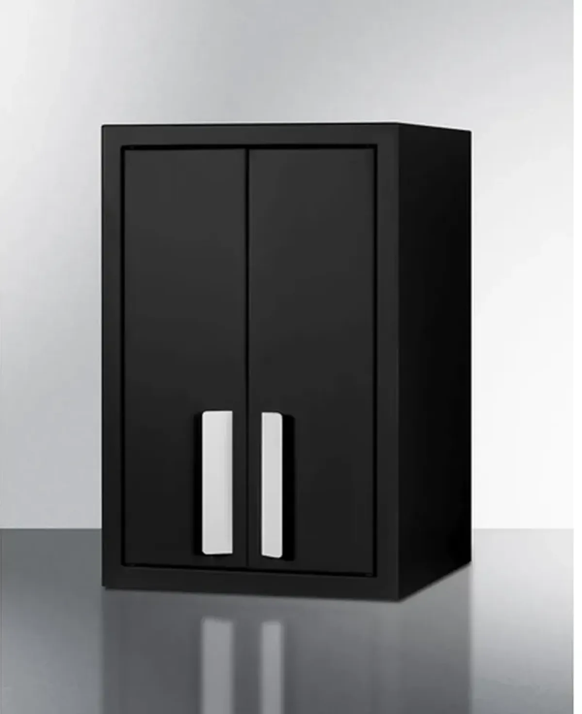 Summit 12" Jet Black Wall Cabinet