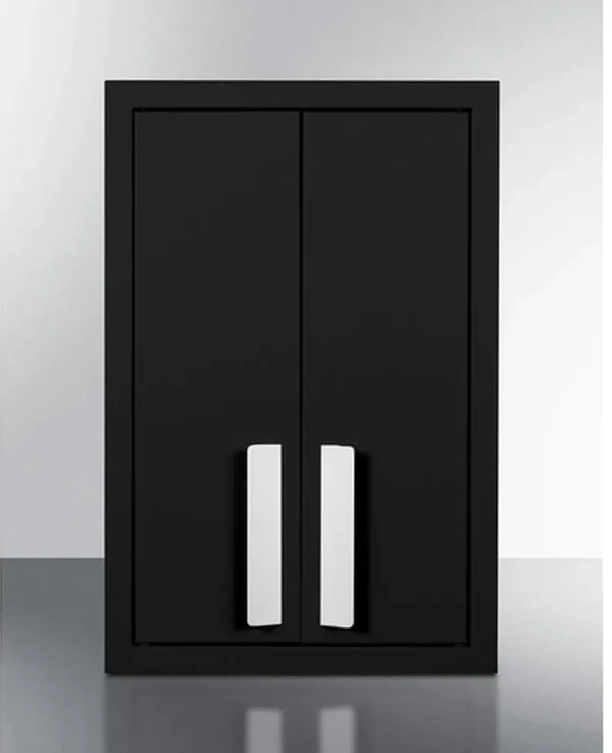 Summit 12" Jet Black Wall Cabinet