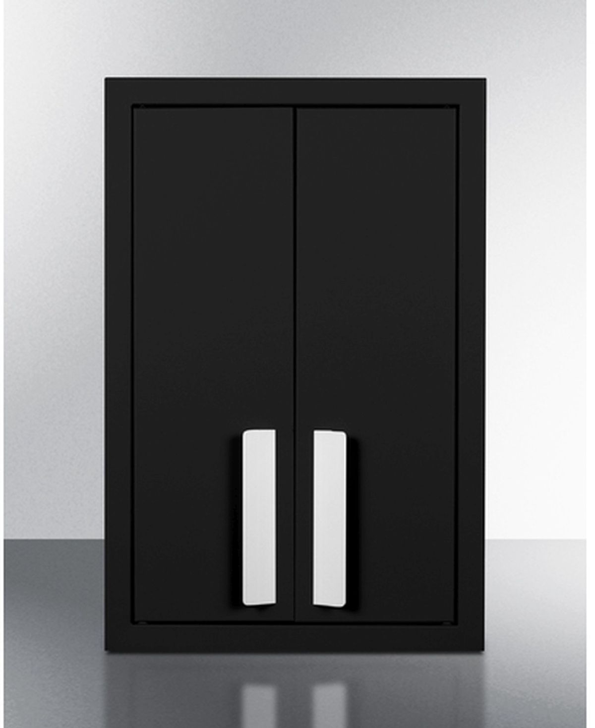 Summit 12" Jet Black Wall Cabinet