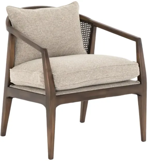 Four Hands Alexandria Burnt Birch/Honey Wheat Accent Chair