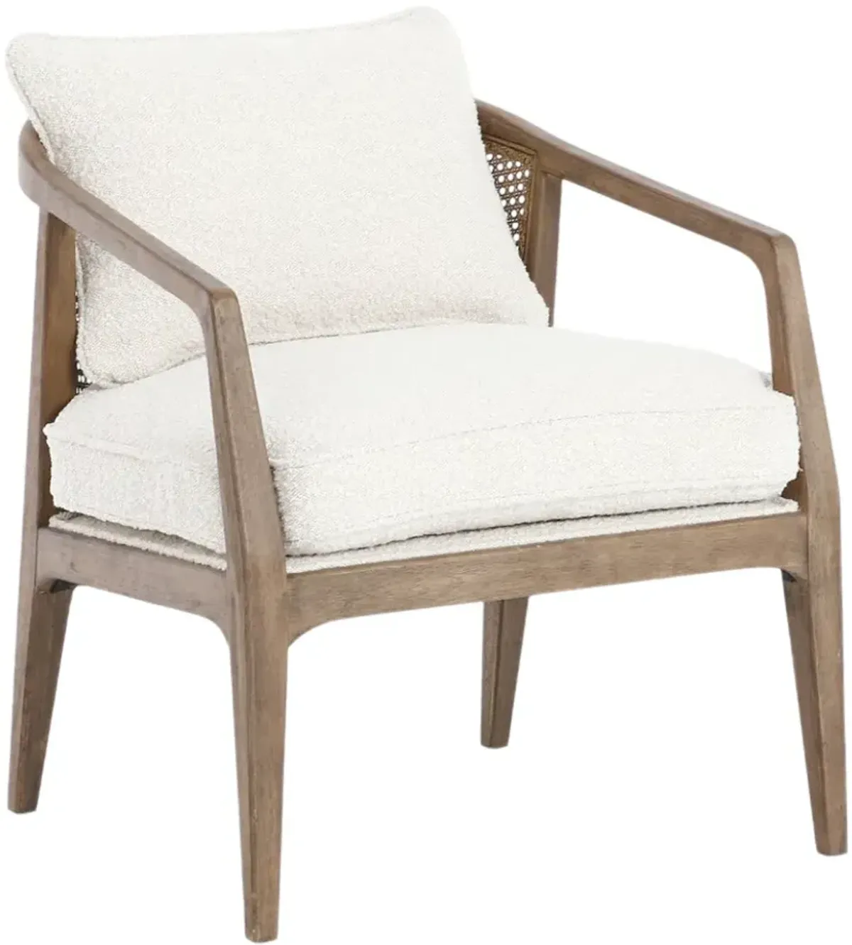 Four Hands Alexandria Distressed Natural/Knoll Natural Accent Chair