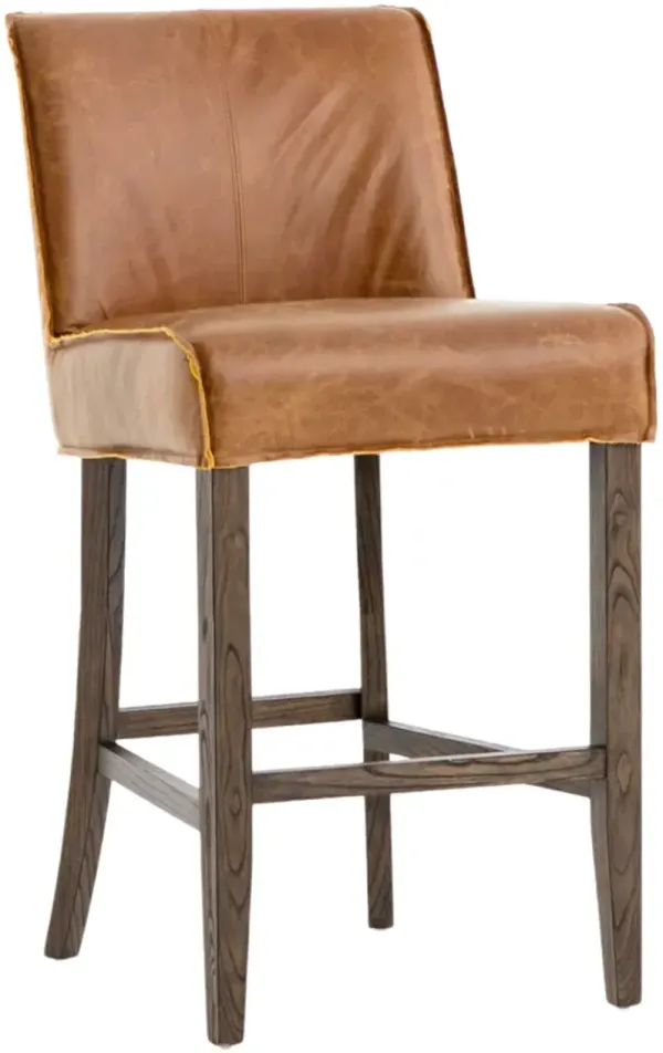 Four Hands Aria Sienna Chestnut Counter Stool