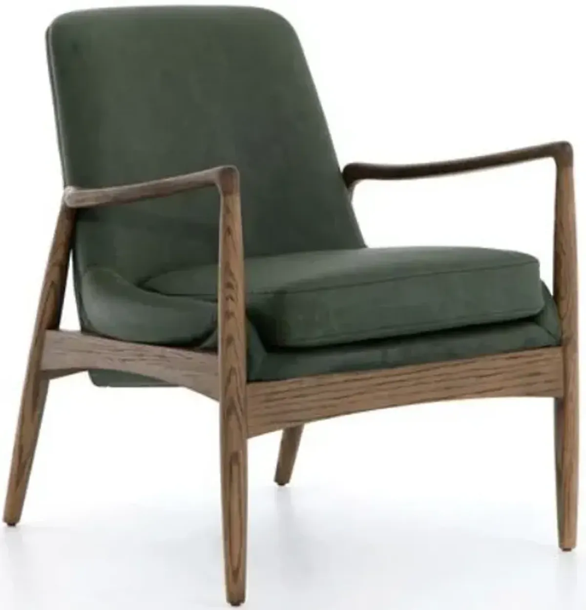 Four Hands Braden Eden Sage Leather Chair