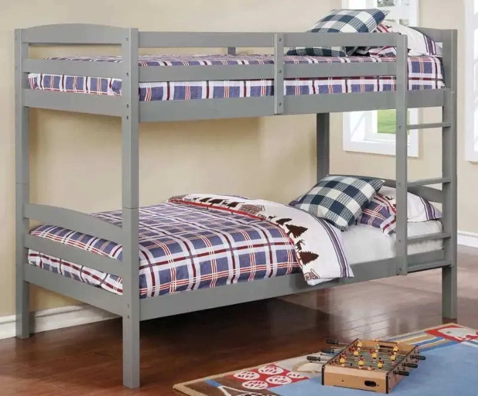 Lifestyle Grey Twin/Twin Bunk Bed