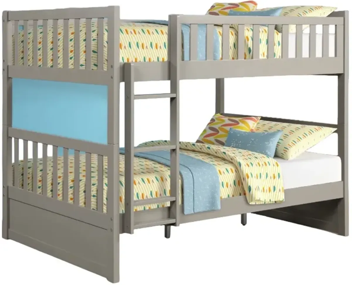 Lifestyle B833G Gray Full/Full Bunk Bed