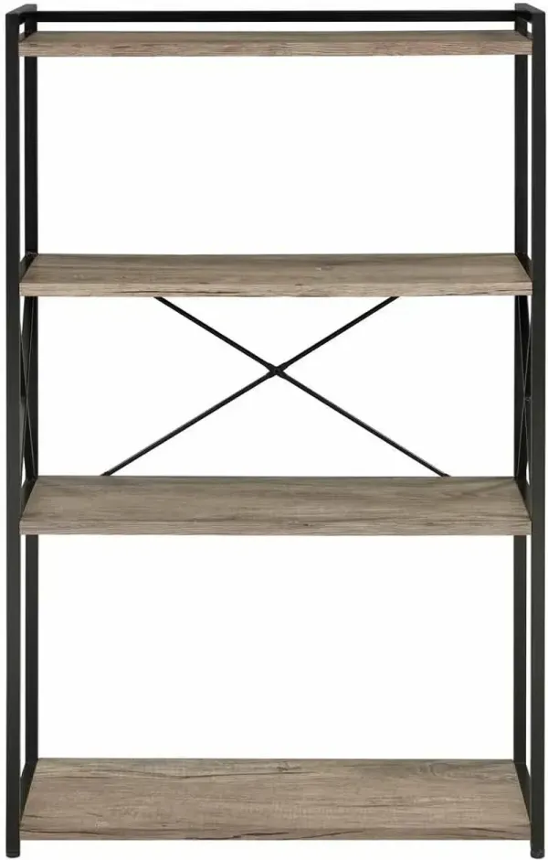 Steve Silver Co. Corday Black/Gray Bookcase
