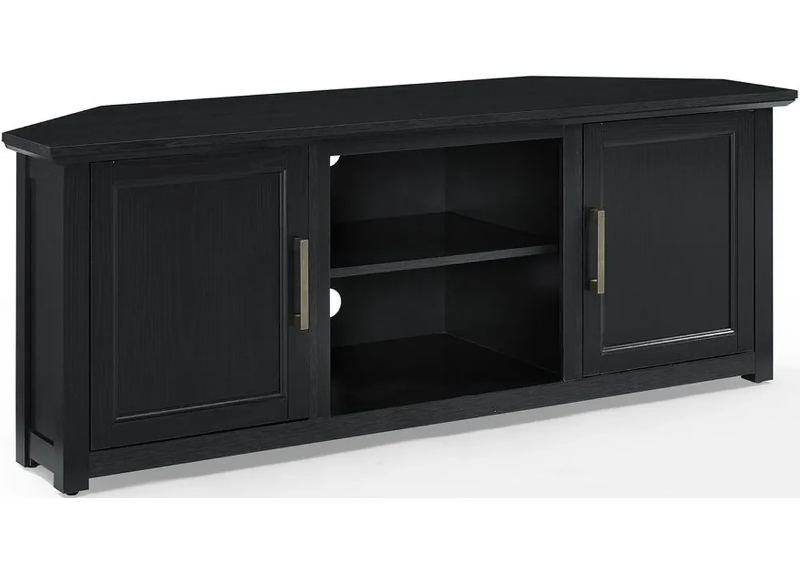 Crosley Furniture® Camden Black 58" Corner TV Stand