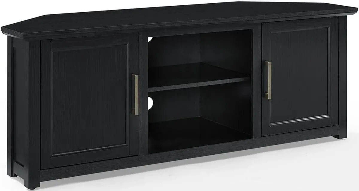 Crosley Furniture® Camden Black 58" Corner TV Stand