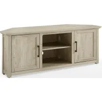 Crosley Furniture® Camden Frosted Oak 58" Corner TV Stand