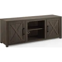 Crosley Furniture® Gordon Dark Walnut 58" Low Profile TV Stand