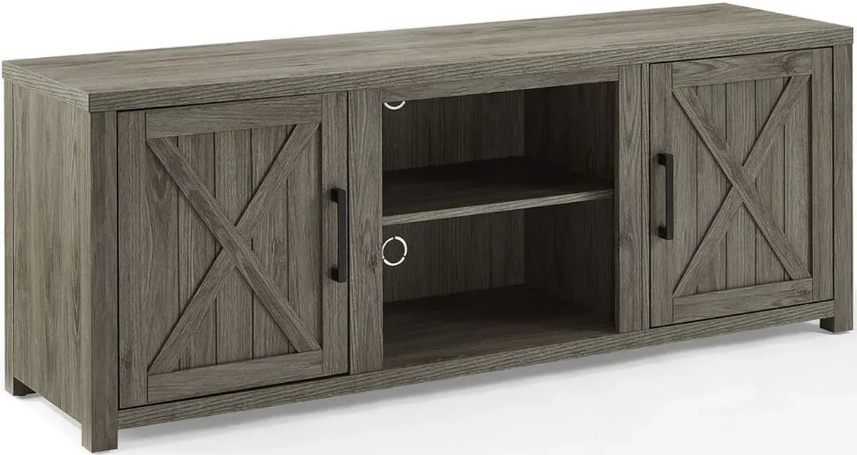 Crosley Furniture® Gordon Graywash 58" Low Profile TV Stand