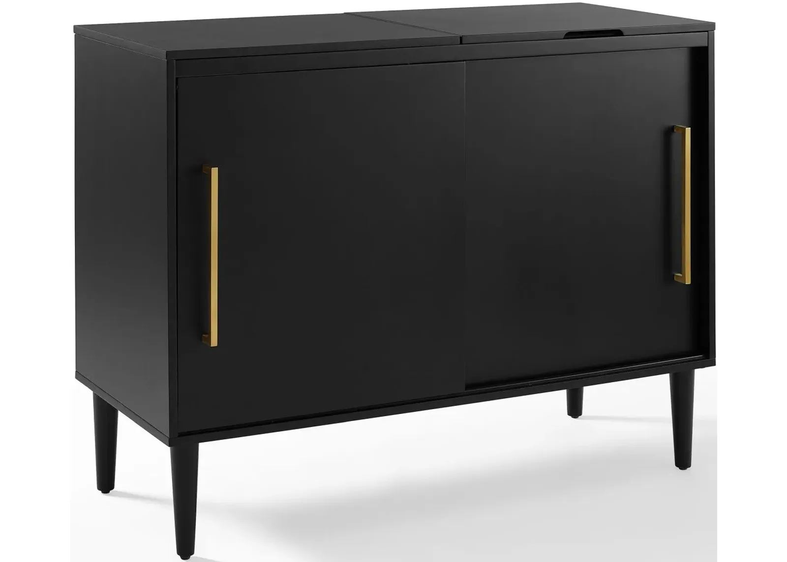 Crosley Furniture® Everett Matte Black Media Console