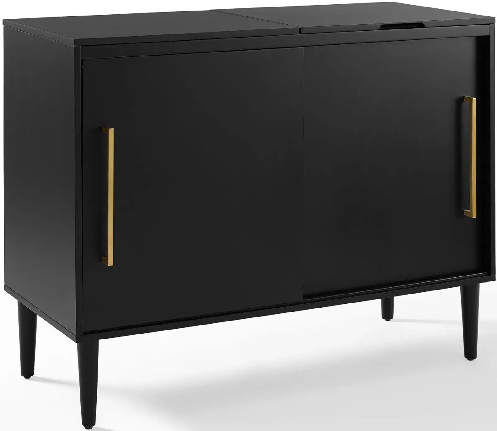 Crosley Furniture® Everett Matte Black Media Console