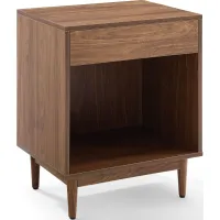 Crosley Furniture® Liam Walnut Record Storage End Table