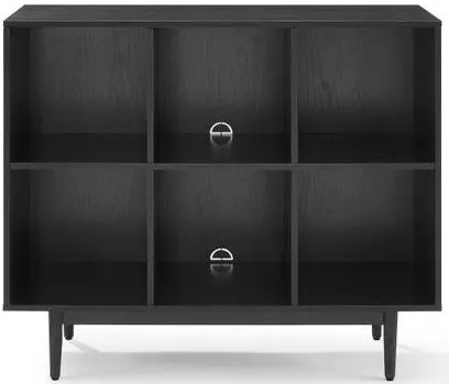 Crosley Furniture® Liam Black 6 Cube Bookcase
