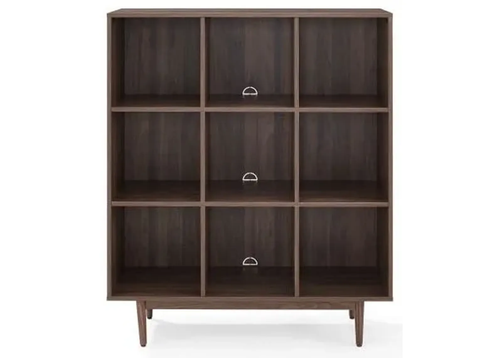 Crosley Furniture® Liam Walnut 9 Cube Bookcase