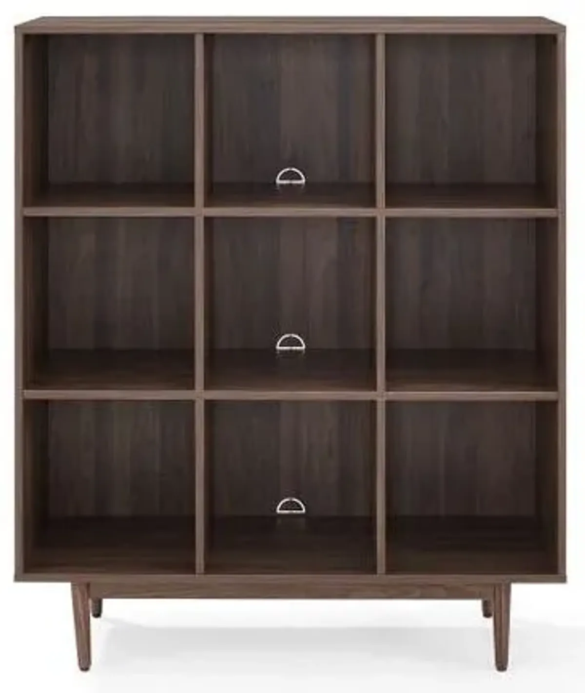 Crosley Furniture® Liam Walnut 9 Cube Bookcase