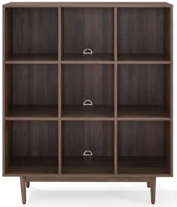 Crosley Furniture® Liam Walnut 9 Cube Bookcase