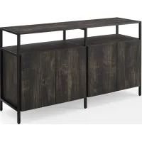 Crosley Furniture® Jacobsen Brown Ash/Matte Black 54" Media Stand