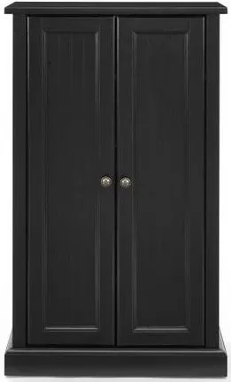 Crosley Furniture® Seaside Distressed Black Accent Cabinet