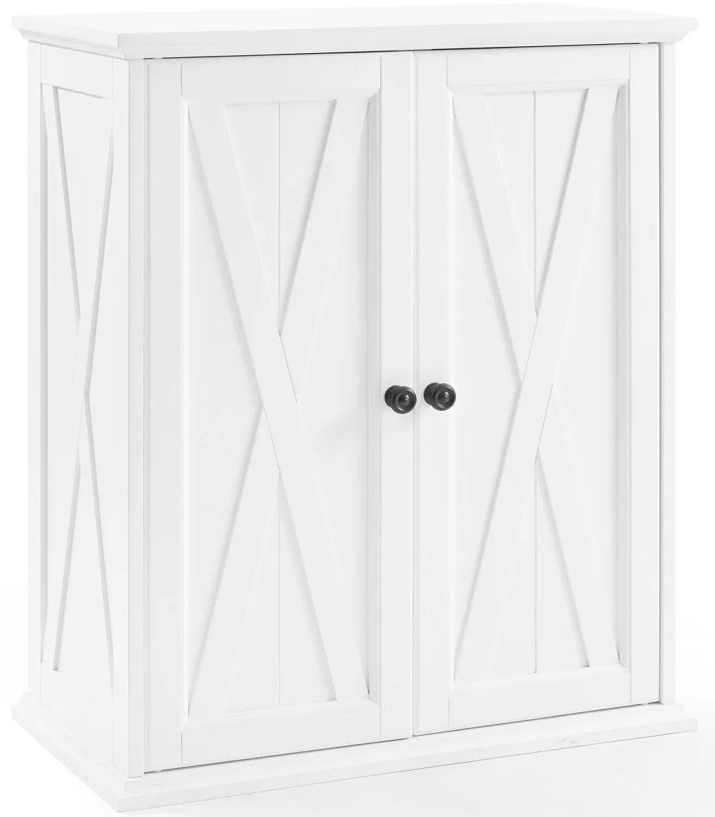 Crosley Furniture® Clifton Distressed White Stackable Pantry