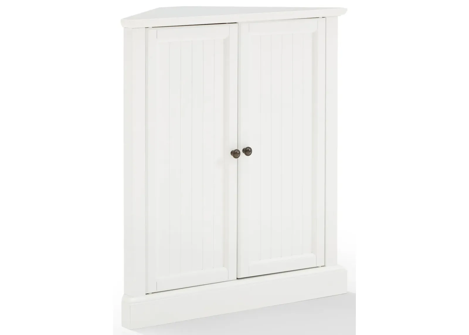 Crosley Furniture® Shoreline White Stackable Corner Pantry