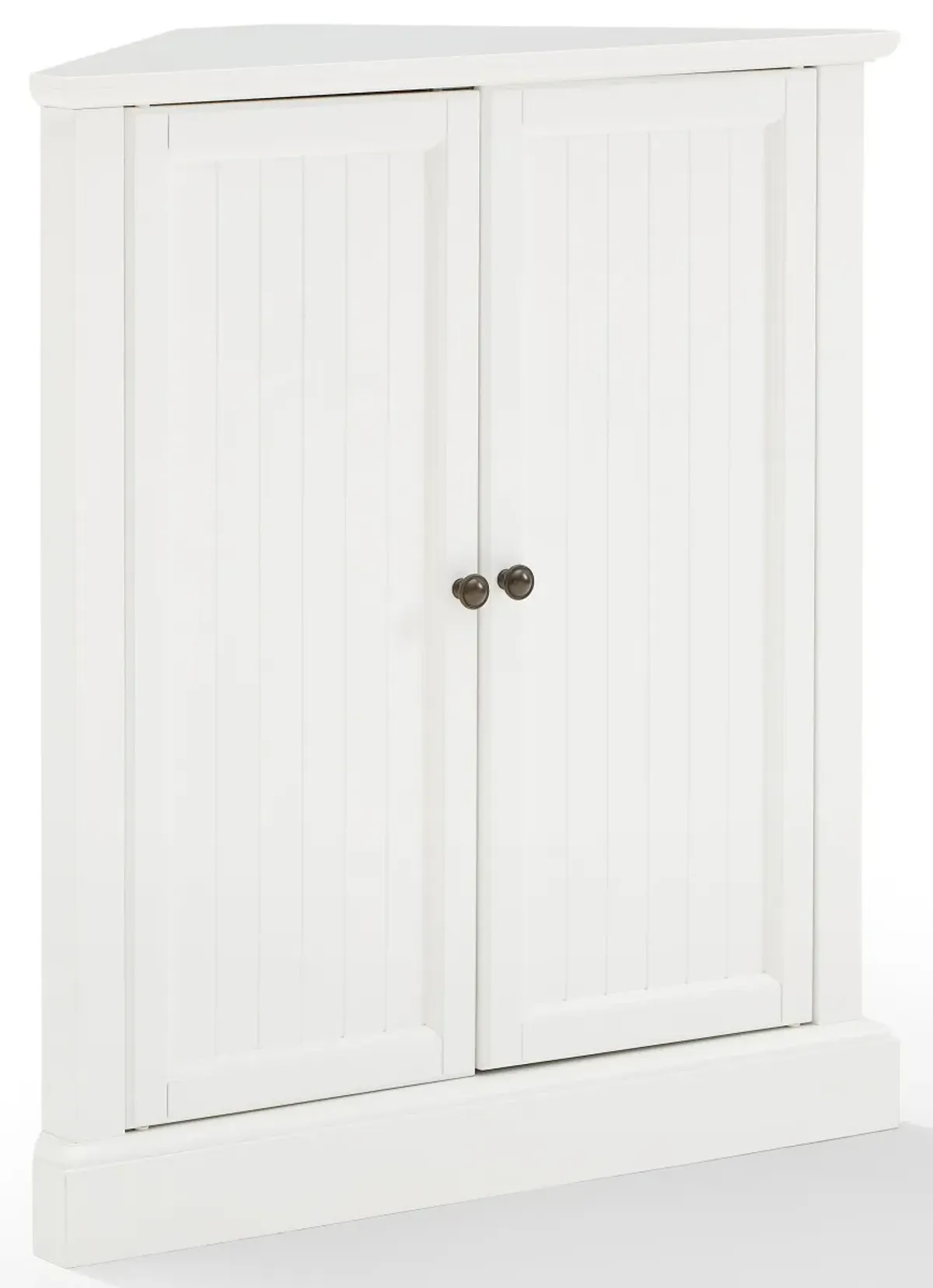 Crosley Furniture® Shoreline White Stackable Corner Pantry