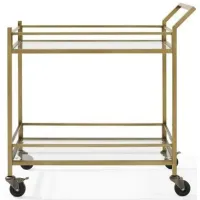 Crosley Furniture® Aimee Soft Gold Bar Cart