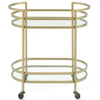 Crosley Furniture® Bailey Gold Bar Cart