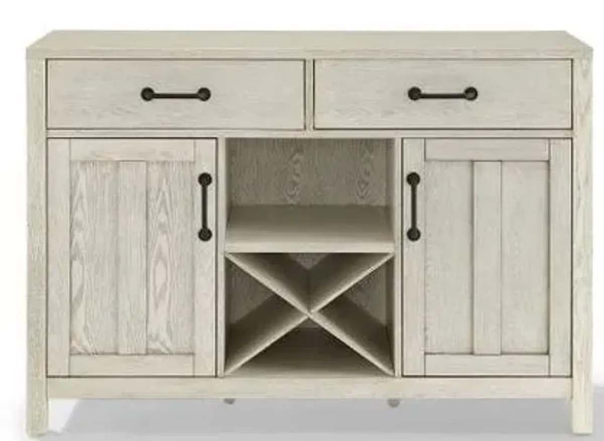 Crosley Furniture® Roots Whitewash Sideboard