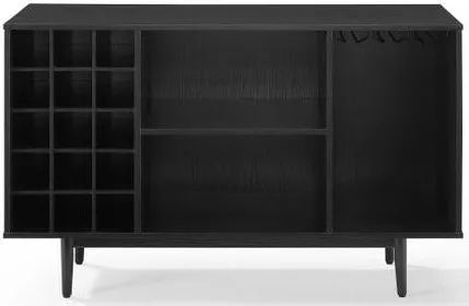 Crosley Furniture® Liam Black Sideboard with Wine Storage