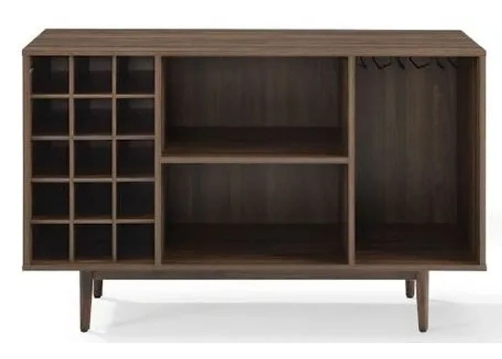 Crosley Furniture® Liam Walnut Sideboard with Wine Storage