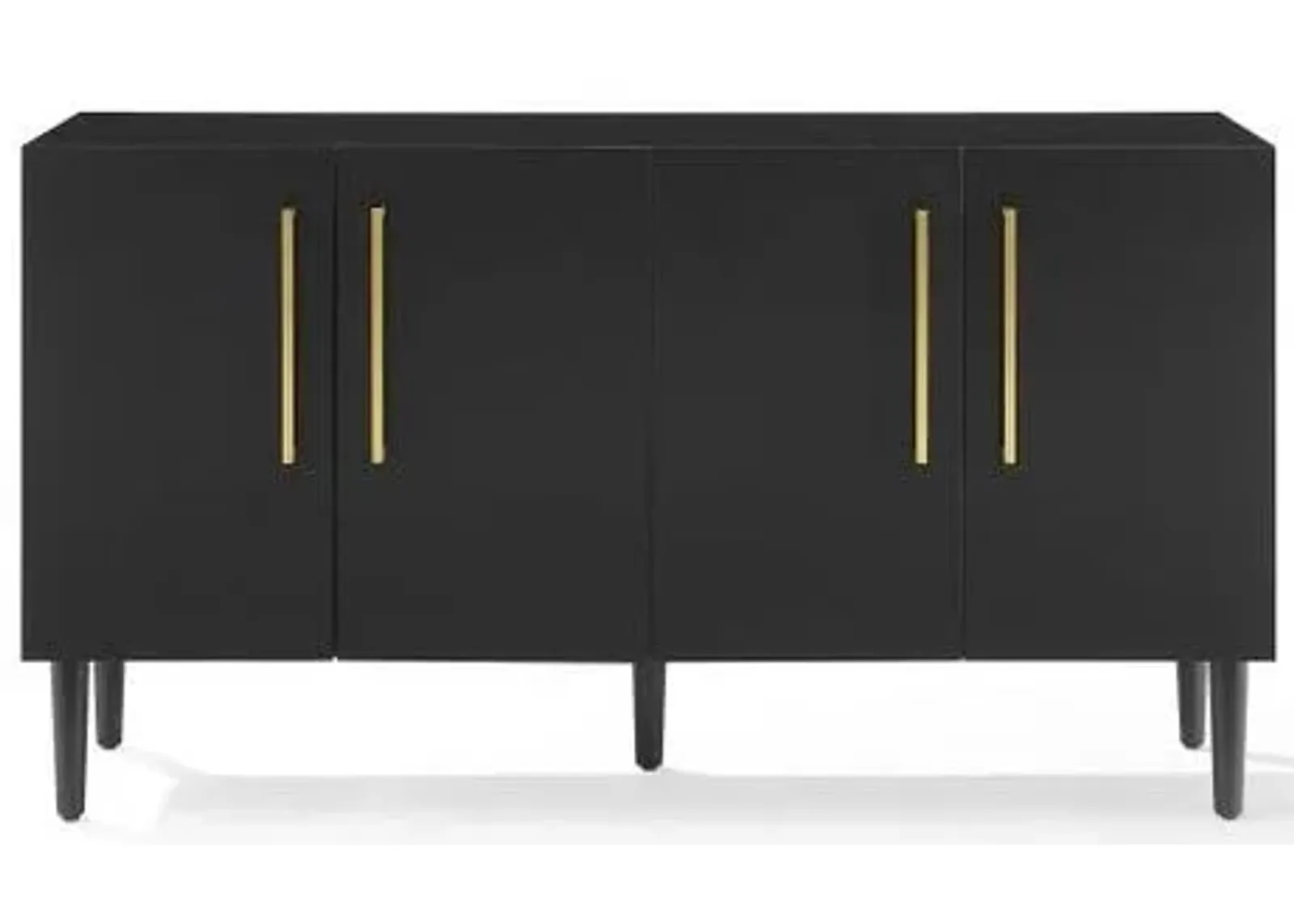 Crosley Furniture® Everett Matte Black Sideboard