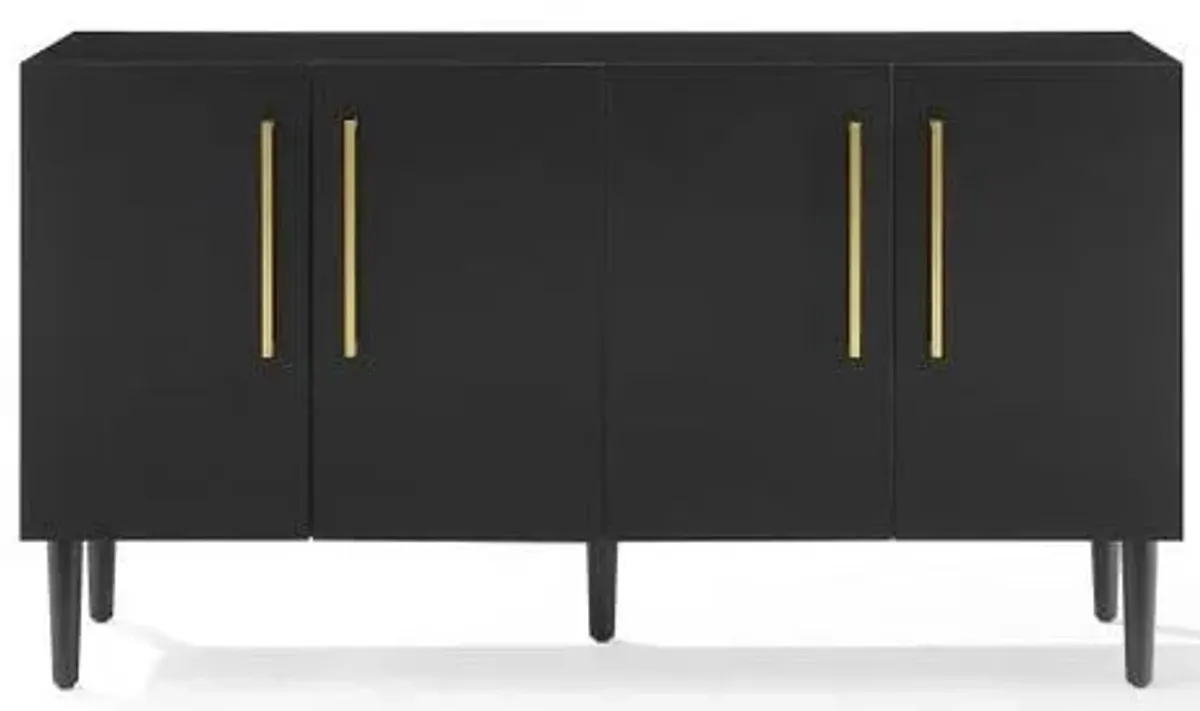 Crosley Furniture® Everett Matte Black Sideboard